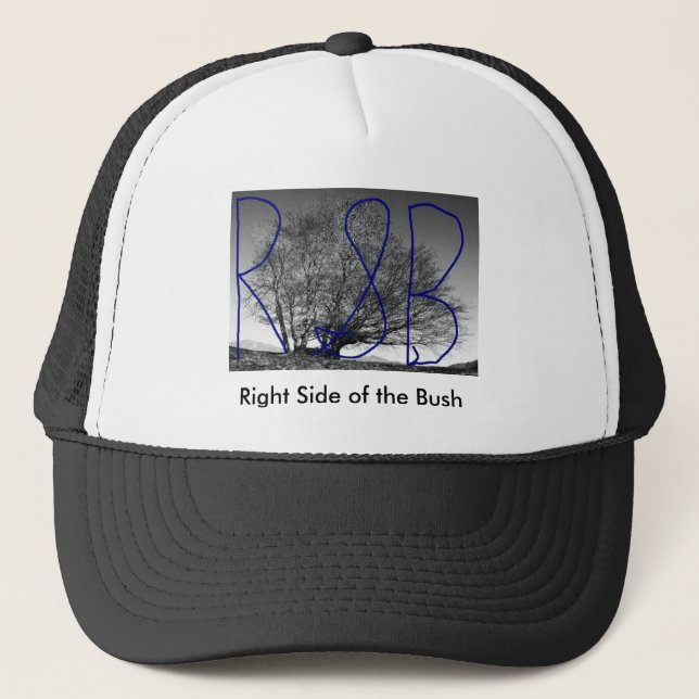 Right Side of the Bush Trucker Hat (Front)