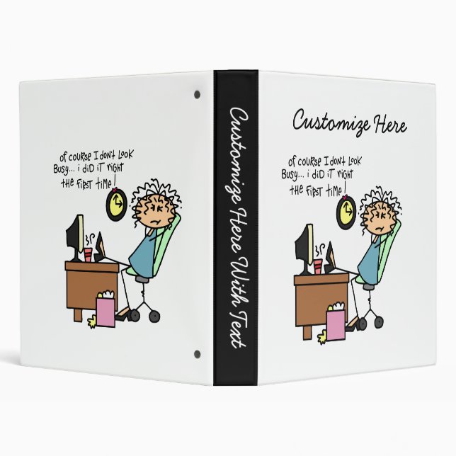 Right The First Time Humour Binder (Background)