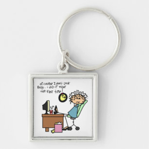 Right The First Time Humour Keychain