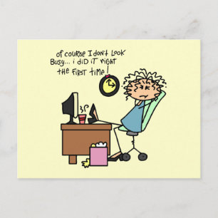 Right The First Time Humour Postcard