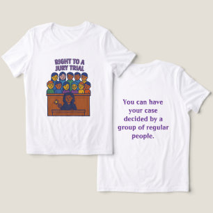 Right to a Jury Trial: Justice by the People Tri-Blend Shirt