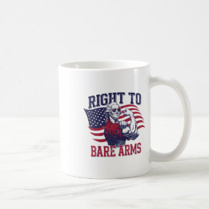 Right To Bare Arms George Washington Bodybuilder G Coffee Mug