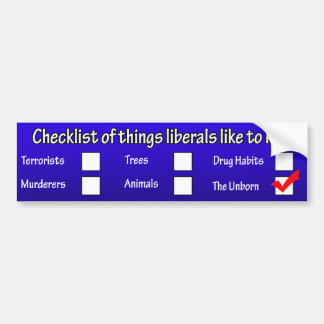 Right To Life Bumper Sticker