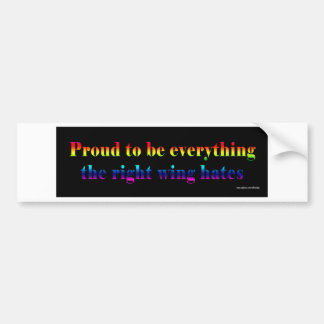 Right Wing Bumper Sticker