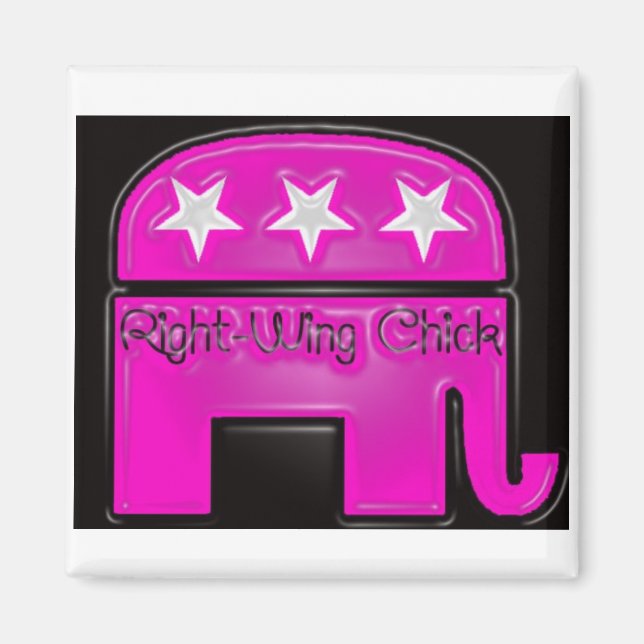 Right Wing Chick Magnet (Front)