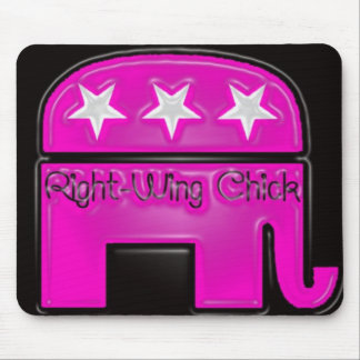 Right Wing Chick Mouse Pad