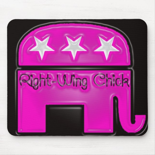 Right Wing Chick Mouse Pad (Front)