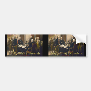 Right-Wing Extremists Bumper Sticker