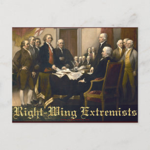 Right-Wing Extremists Postcard