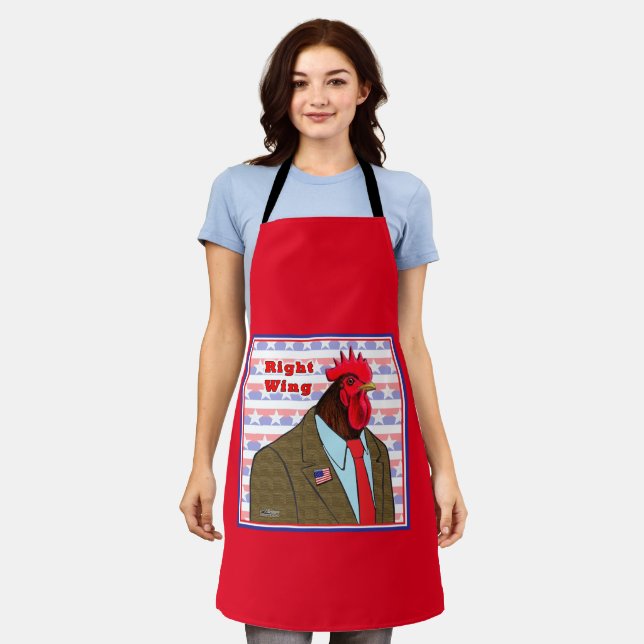 Right Wing Rooster Apron (Worn)