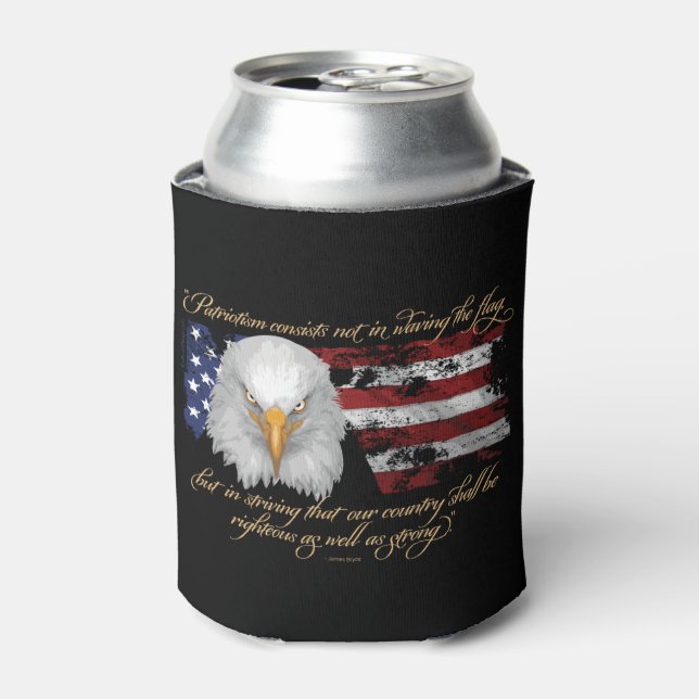 Righteous Patriotism Can Cooler (Can Front)