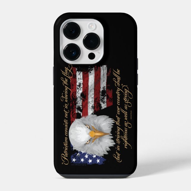 Righteous Patriotism Case-Mate iPhone Case (Back)