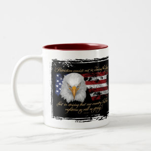 Righteous Patriotism Two-Tone Coffee Mug