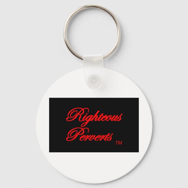 Righteous Perverts Gear Keychain (Front)