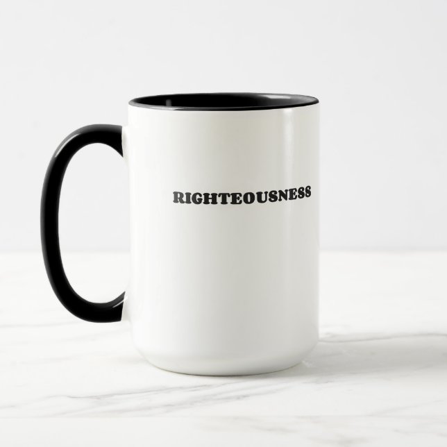 RIGHTEOUSNESS MUG (Left)