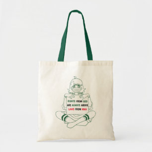 Rights from God tote Bag