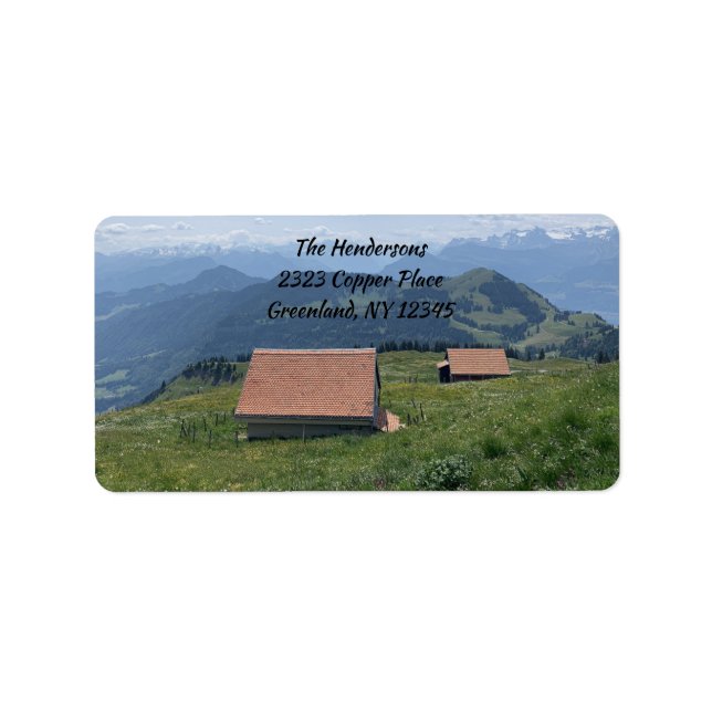 Rigi Kulm Old Barns Label (Front)