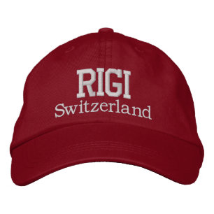 Rigi, Switzerland. Embroidered Hat