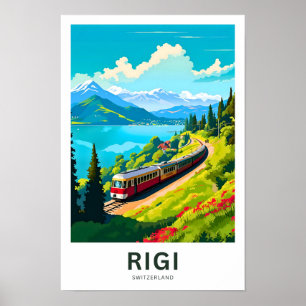 Rigi Switzerland Travel Print