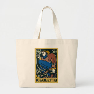 Rigoletto, Opera Large Tote Bag