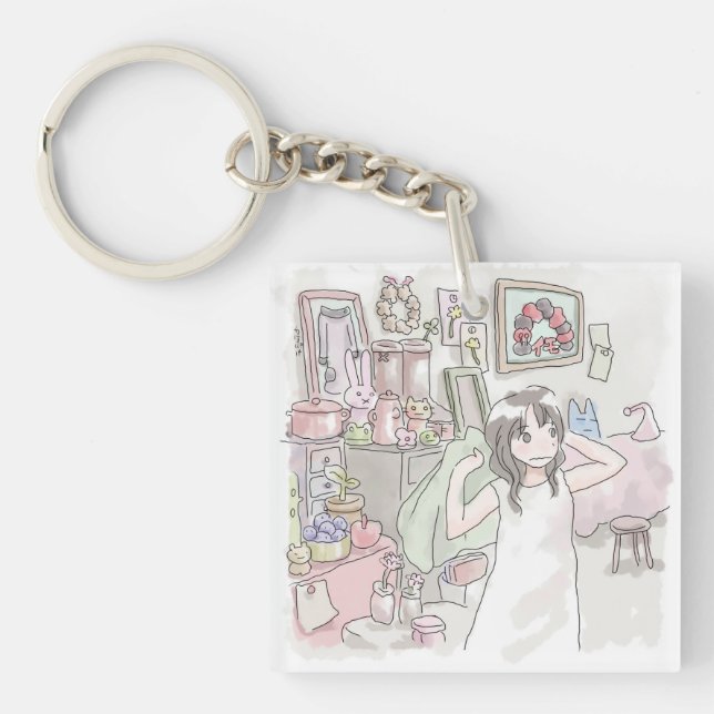 Riji Saniwa Keychain (Front)