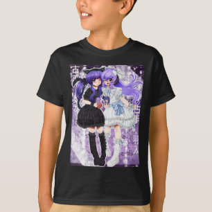 Rika Furude And Hanyuu Sticker  T-Shirt
