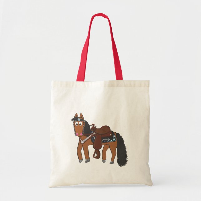 Riki Western horse Tote Bag (Front)