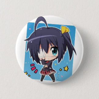 Rikka Takanashi chibi (Chuunibyou_Anime) 2 Inch Round Button