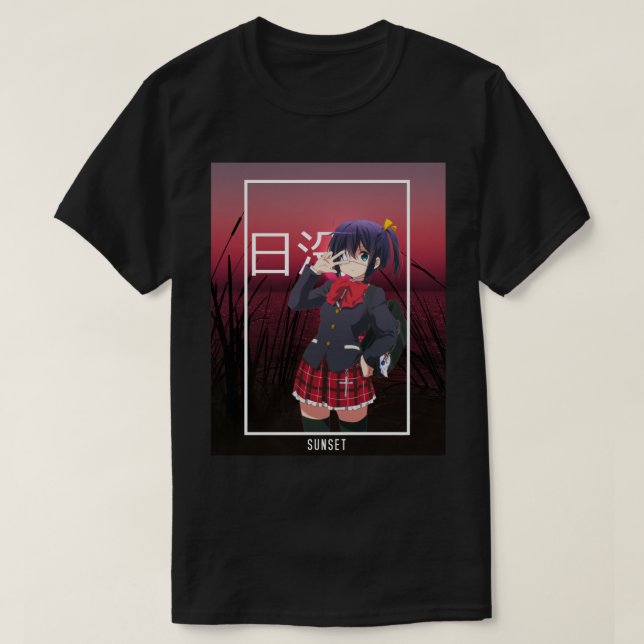 Rikka Takanashi schoolgirl T-Shirt (Design Front)