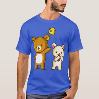 Rilakkuma Korilakkuma and Kiiroitori T-Shirt