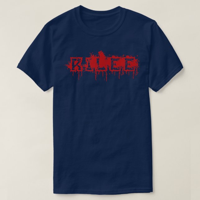 Rilee  First Name Halloween Costume Personalized  T-Shirt (Design Front)