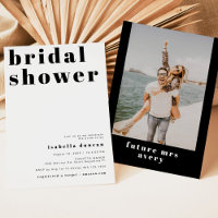 RILEY Bold Bohemian Retro Photo Bridal Shower