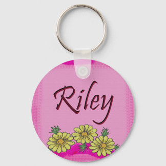 Riley Daisy Keychain