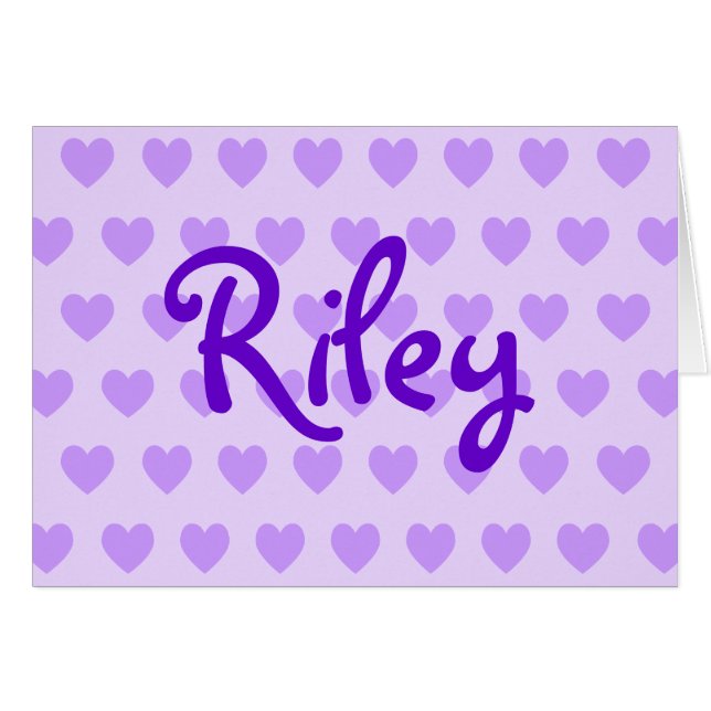 Riley en violet (Devant horizontal)