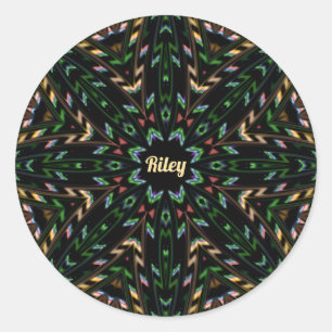 RILEY ~ INTERGALACTIC Multicoloured Sticker ~