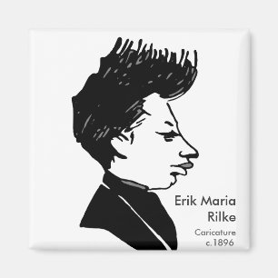 Rilke - Caricature Magnet