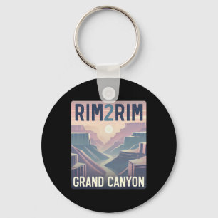 Rim 2 Rim Grand Canyon Trail Run Outfit Keychain
