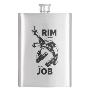 Rim Brakes Do The Job Cycling Hip Flask