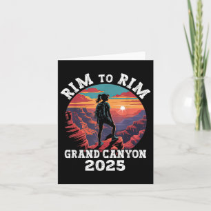 Rim To North Rim Grand Canyon National Park 2025 F Card