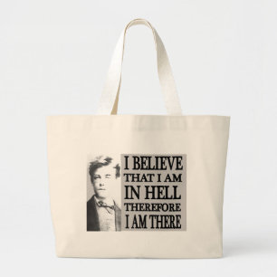 Rimbaud in Hell Large Tote Bag