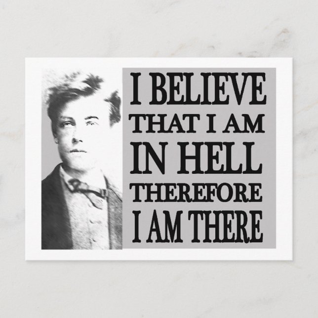 Rimbaud in Hell Postcard (Front)