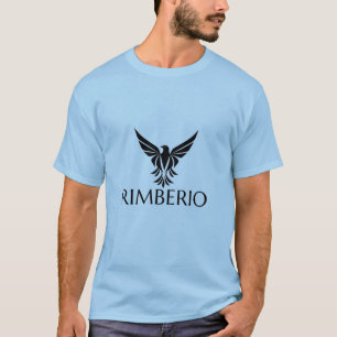 RIMBERIO Phoenix Logo T-Shirt Marque Minimaliste