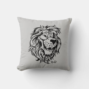 Rimonimus the Little Lion Throw Pillow