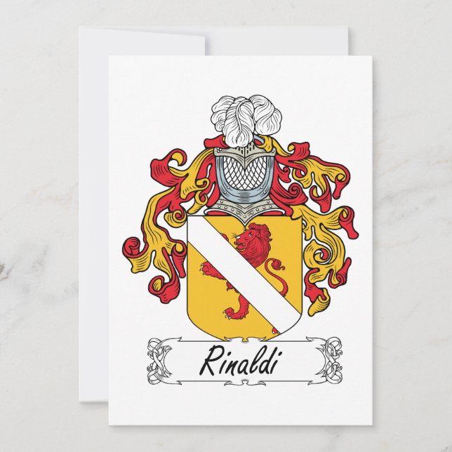 Rinaldi Family Crest (Front)