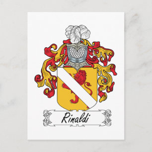 Rinaldi Family Crest Postcard