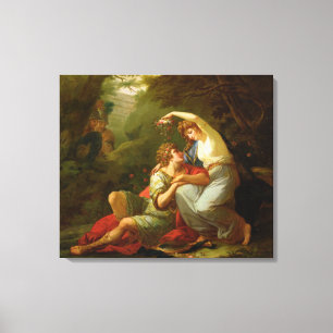 Rinaldo and Armida, 1771 (oil on canvas) Canvas Print