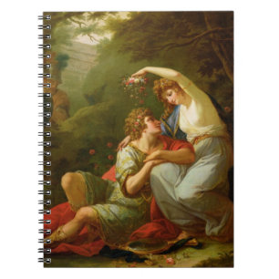 Rinaldo and Armida, 1771 (oil on canvas) Notebook