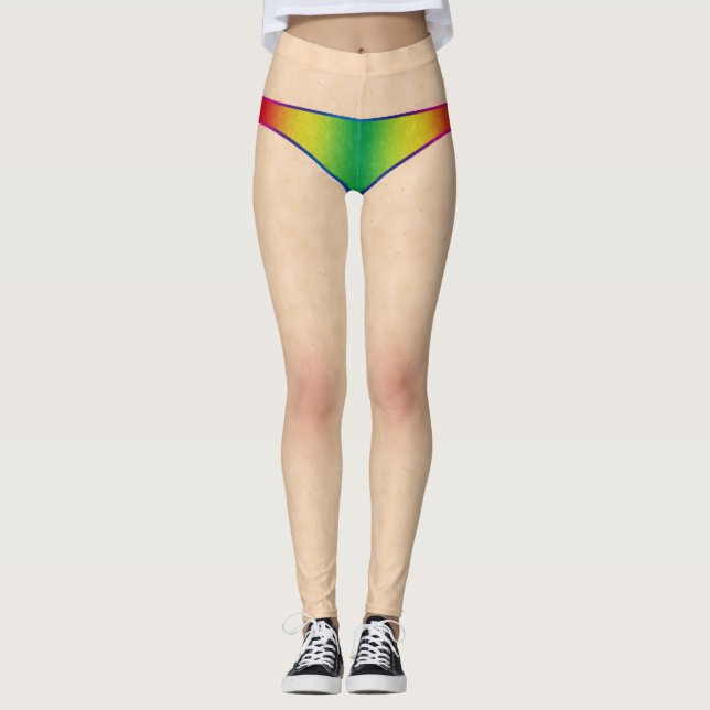 Rinbow bikini and Skin Legging (Front)