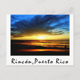 Rincon Beach Puerto Rico Postcard