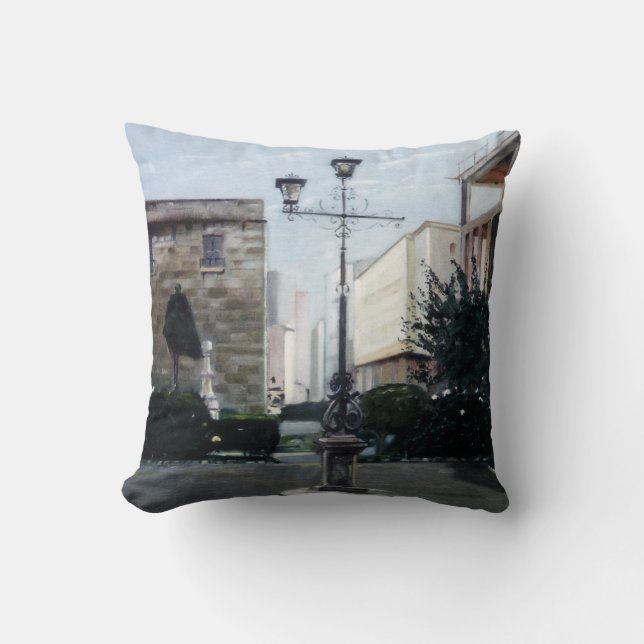 Rincón de Ferrol (A Coruña) Throw Pillow (Front)